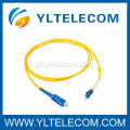SC do cabo de remendo da fibra ótica da fibra 62um / 125um do milímetro / LC na rede de acesso ótica OAN